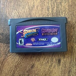 Scooby-Doo: Cyber Chase + Mystery Mayhem Game Boy Advance GBA Tested + Working